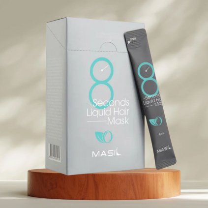 MASIL - 8 Seconds Liquid Hair Mask Stick Pouch Blue - Maska pro větší objem vlasů - 8 ml