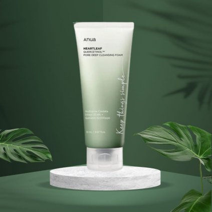ANUA - Heartleaf Quercetinol Pore Deep Cleansing - Čisticí pěna na ucpané póry - 150 ml