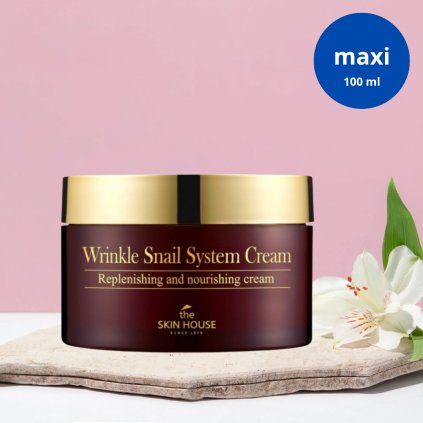 The Skin House Wrinkle Snail System Cream - Krém proti vráskám se šnečím mucinem - 100 ml
