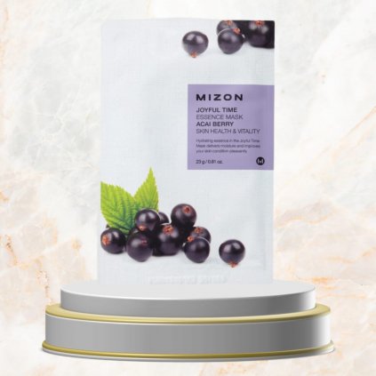 MIZON - Joyful Time Essence Mask Acai Berry - Revitalizační plátýnková maska s Acai Berry - 23 ml