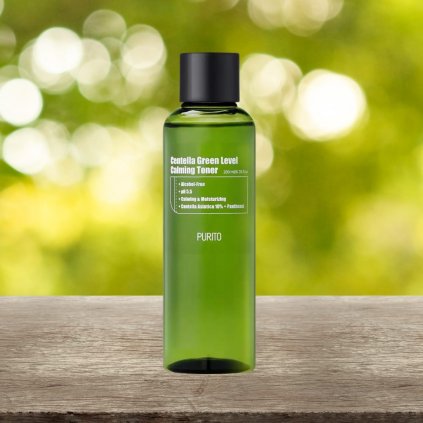 PURITO - Centella Green Level Calming Toner - Hydratační tonikum s pupečníkem asijským - 200 ml