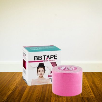BBTAPE - Face Tape Pink - Liftingové obličejové tejpy - 5 m x 5 cm