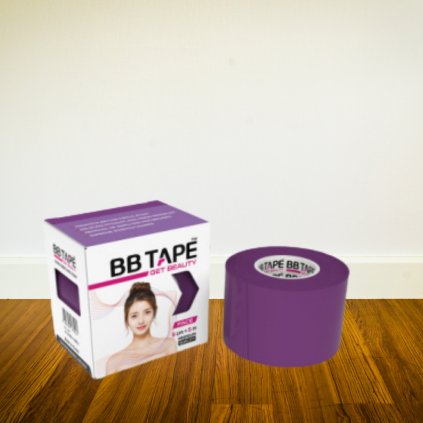 BBTAPE - Face Tape Purple - Liftingové obličejové tejpy - 5 m x 5 cm