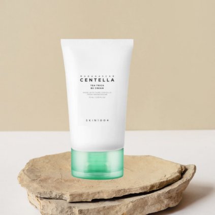 SKIN1004 - Madagascar Centella Tea Trica B5 Cream - Zklidňující krém pro problematickou a mastnou pleť - 75 ml