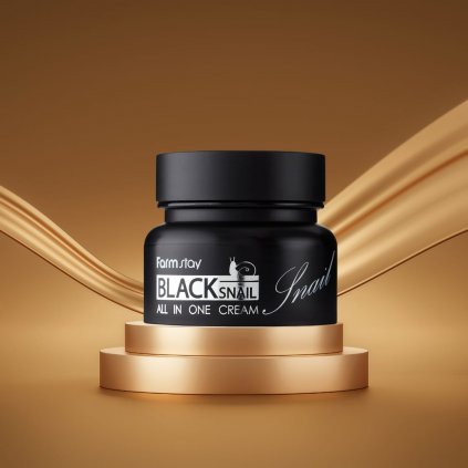 Farm Stay - Black Snail All-In-One Cream - Pleťový krém se šnečím extraktem - 100 ml