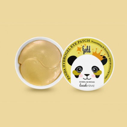 LOOK AT ME - Panda Hydro-gel Eye Patch Gold - Osvěžující a hydratační hydrogelové polštářky pod oči - 60 ks