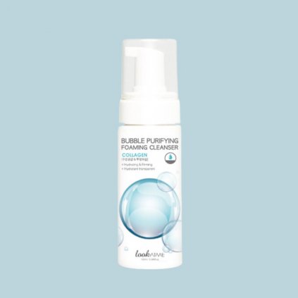 LOOK AT ME - Bubble Purifying Foaming Cleanser Collagen - Čisticí bublinkový cleanser s kolagenem - 150 ml