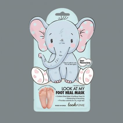 LOOK AT ME - Look At My Foot Relax Mask Elephant - Relaxační maska na nohy - 1 pár