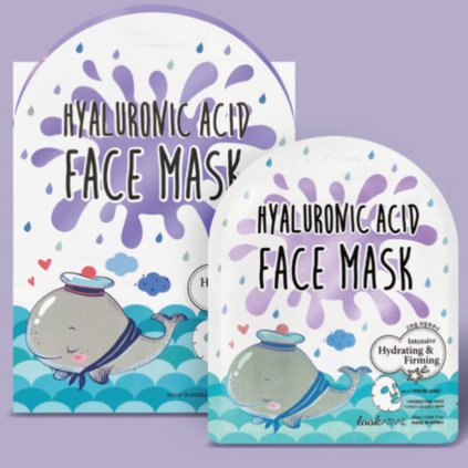 LOOK AT ME - HA Tencel Face Mask - Vyživující a zpevňující plátýnková maska s kyselinou hyaluronovou - 25 ml
