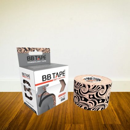 BBTAPE - Get Actipe Tape - Fyziologické tejpy na tělo s potiskem - 5 m x 5 cm