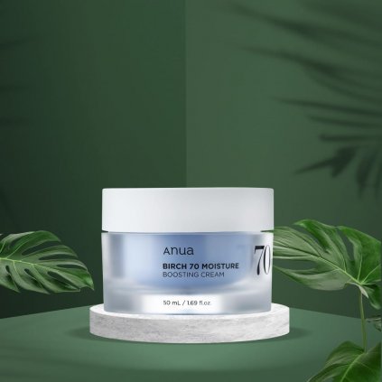 ANUA - Birch 70 Moisture Boosting Cream - Hydratační krém z březové mízy - 50 ml