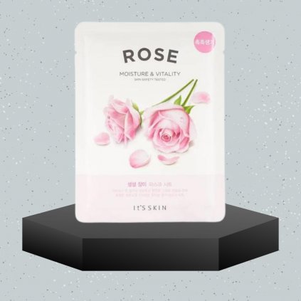 IT'S SKIN - The Fresh Mask Sheet Rose - Revitalizační plátýnková maska s extraktem z růže - 20 g
