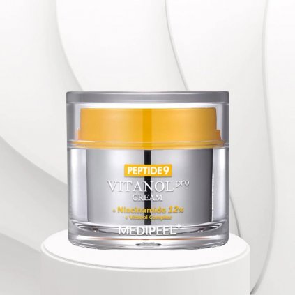 MEDI-PEEL - Peptide9 Vitanol Cream Pro - Rozjasňující protivráskový krém s peptidy a niacinamidem - 50 ml