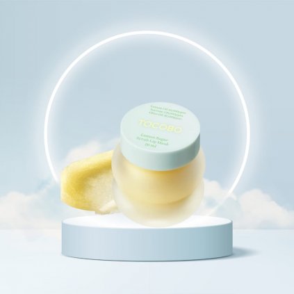 TOCOBO - Lemon Sugar Scrub Lip Mask - Cukrový peeling na rty s citrusy - 20 ml