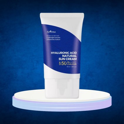 ISNTREE - Hyaluronic Acid Natural Sun Cream SPF50+/PA++++ - Krém s minerálním UV filtrem - 50 ml