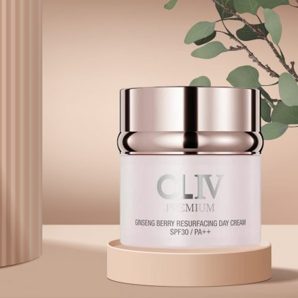 CLIV - Ginseng Berry Resurfacing Day Cream SPF 30 PA ++ - Denní krém s extraktem z bobulí ženšenu pro hladkou pleť - 50 ml