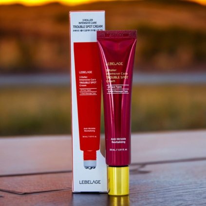 LEBELAGE 3 Roller Intensive Care Cream - Intenzivní krém proti vráskám s roll-onem - 30 ml