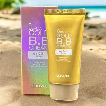LEBELAGE - Dr. Derma Gold BB Cream - Pečující BB krém s ochranným faktorem - 30 ml