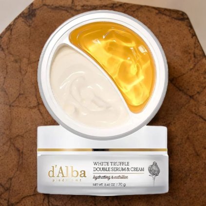 D'ALBA - White Truffle Double Serum & Cream - Duální krém s bílým lanýžem - 70 ml