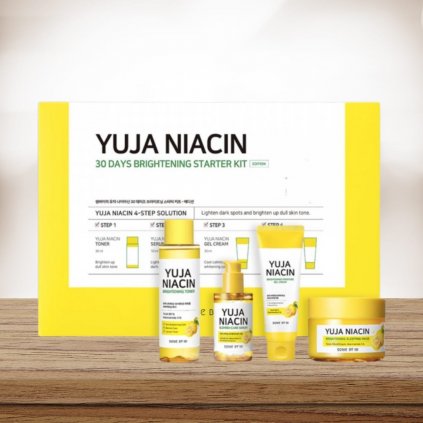 SOME BY MI - Yuja Niacin 30 Days Brightening Starter kit - Rozjasňující sada s vitamínem C 4ks