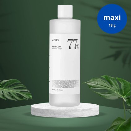 ANUA - Heartleaf 77% Soothing Toner - Zklidňující tonikum na obličej - 500 ml