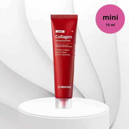 MEDI-PEEL - Lacto Collagen Wrapping Mask - Slupovací kolagenová maska - 15 ml