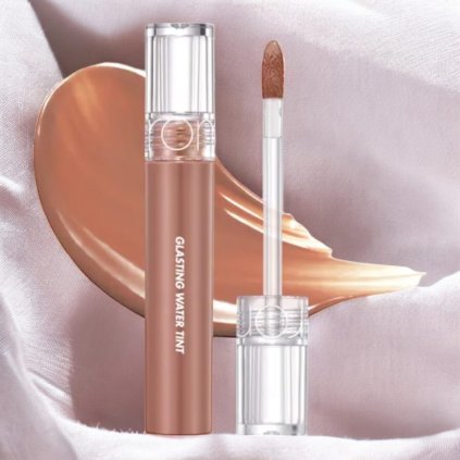 Rom&nd - Glasting Water Tint Sunset Edition - Lesklý tint na rty - 15 Nudy Sundown - 32 g