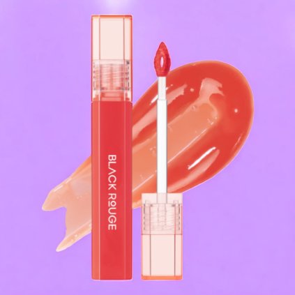 BLACK ROUGE - Half n Half Water Glow 2 HG06 Grapefruit Syrup - Lehký tint na rty - 3,5 g