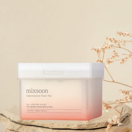MIXSOON - Galactomyces Toner Pads - Rozjasňující a revitalizační tampóny na obličej - 60 ks / 280 ml