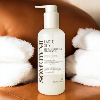SOME BY MI -  Lactosoy Sebum & Blackhead Cleaning Oil - Jemný odličovací olej - 200 ml