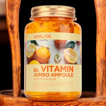 LEBELAGE - Dr. Vitamin Jumbo Ampoule - Rozjasňující ampoule - 250 ml