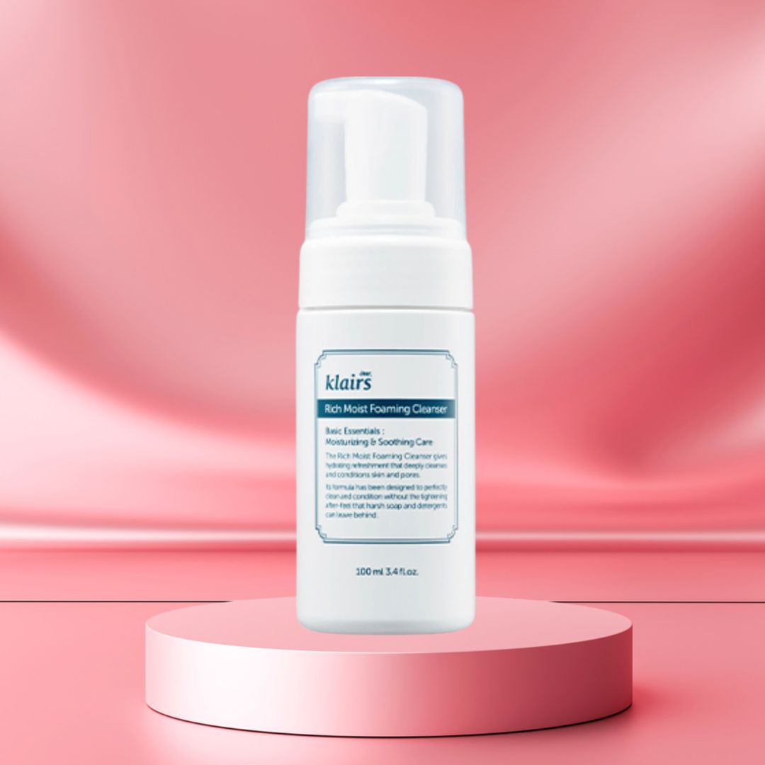 Dear Klairs - Rich Moist Foaming Cleanser - Čistící pěna s hydratačním účinkem - 100 ml