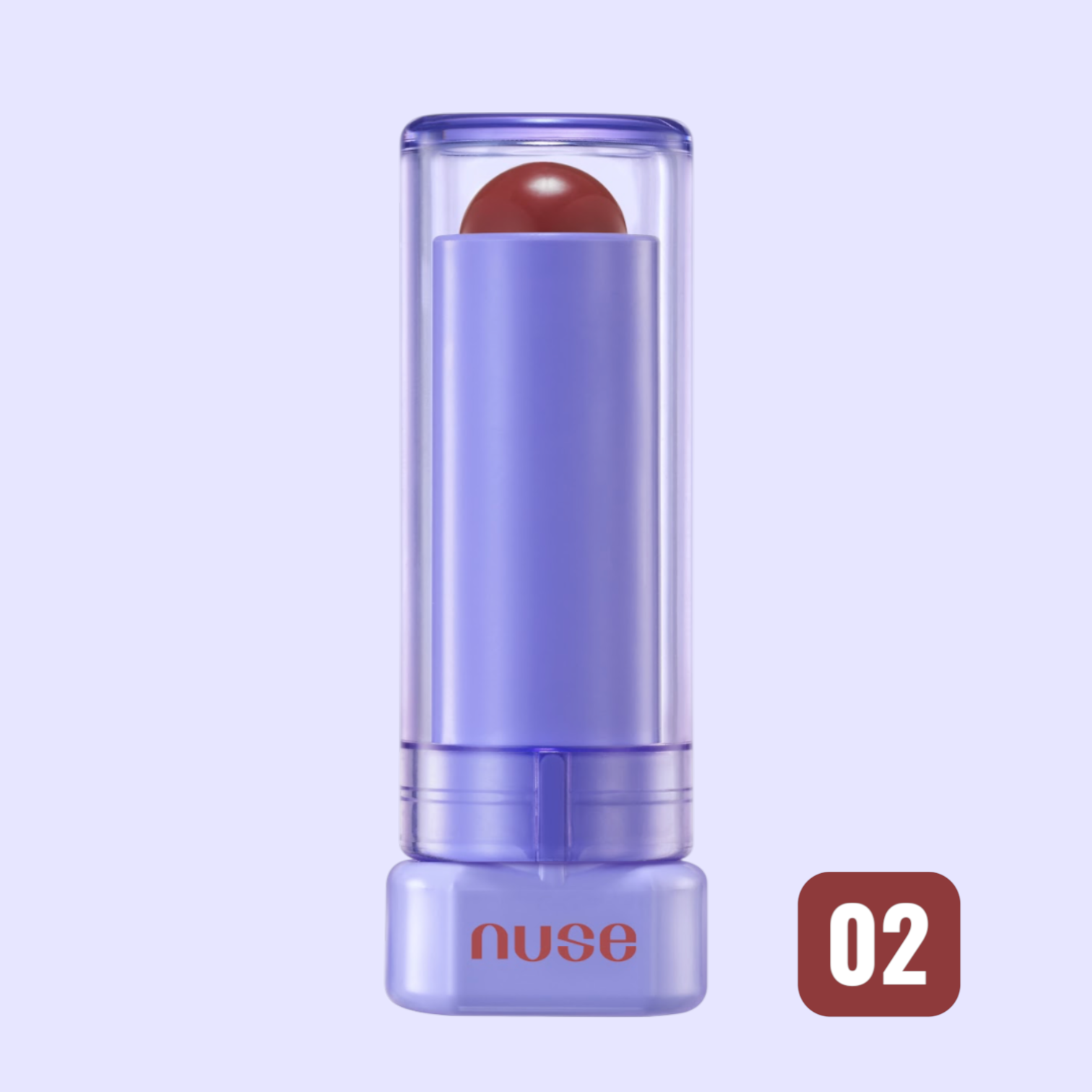 NUSE - Color Care Lipbalm - Barevný pečující balzám na rty - 02 hey woody - 4,5 g