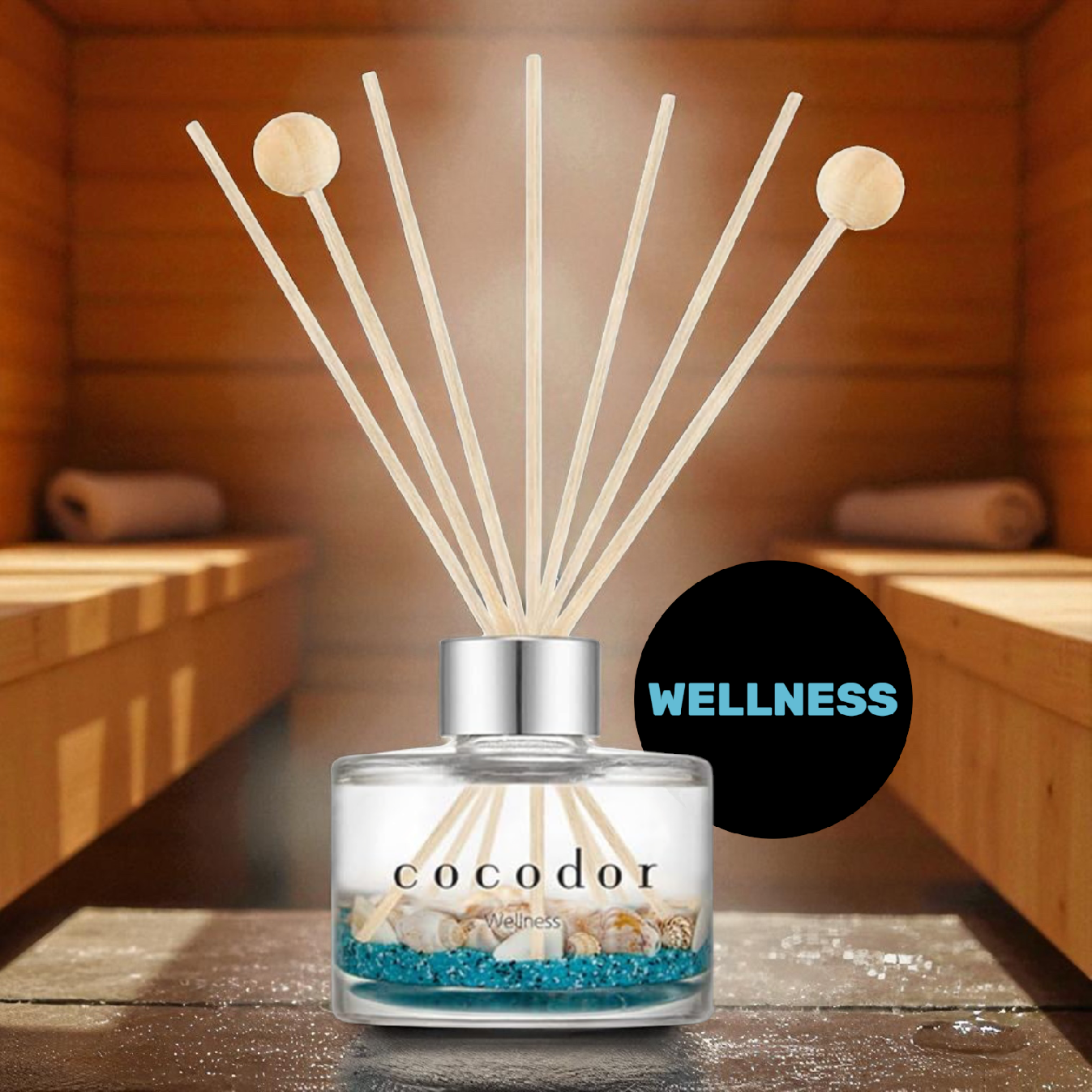COCODOR - Aqua Diffuser Wellness - Difuzér s vůní wellness - 190 ml