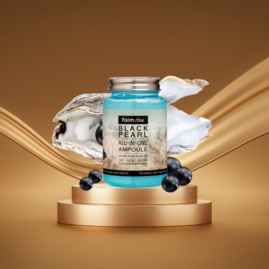 Farm Stay - Black Pearl All In One Ampoule - Ampulové sérum s extraktem ...