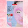 PUREDERM - Deep Purifying Pink O2 Bubble Mask Peach - Hluboce čisticí bublinková maska s výtažkem z broskve - 25 g