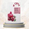 MIZON - Joyful Time Essence Mask Pomegranate - Zpevňující plátýnková maska s granátovým jablkem - 23 ml