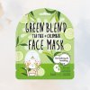 LOOK AT ME - Green Blend Tencel Face Mask - Plátýnková maska s Tea Tree a okurkou - 25 ml