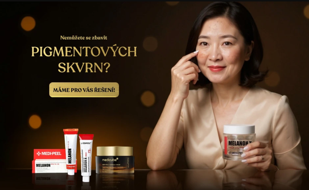 Korejská kozmetika na pigmentové skvrny,hyperpigmentaci
