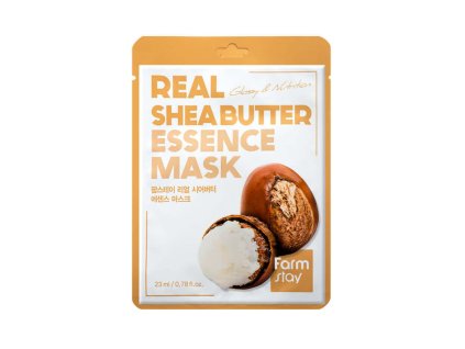 Pleťová maska FARMSTAY Real Shea Butter Essence Mask 23ml