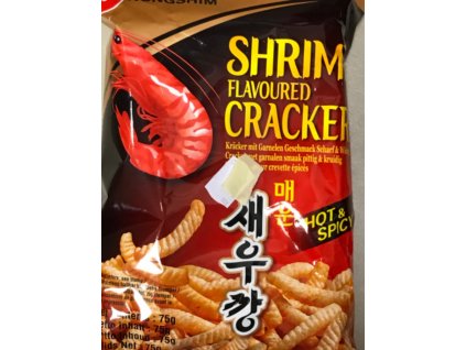 krevetové křupky pálivé