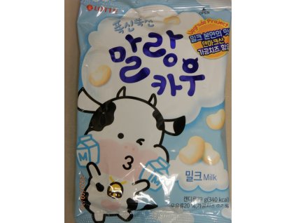 mléčné žvíkací bonbóny