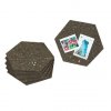 Korkový obklad samolepicí, hexagon