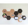 Korkový obklad samolepicí, hexagon