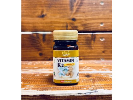 Vitamin K2 100 µg s vitaminem D3 25 µg (60 tob.)