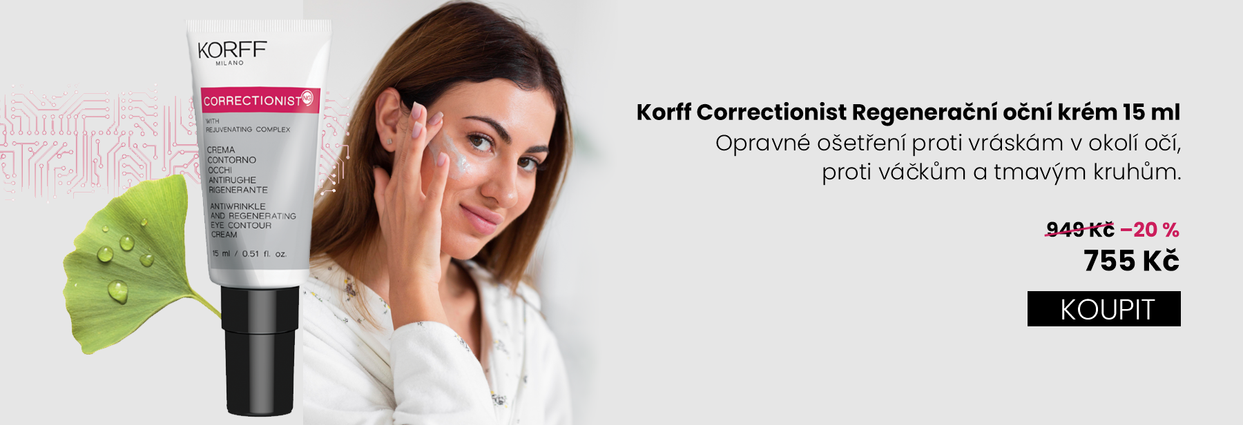 Korf correctionist regenerační oční krém