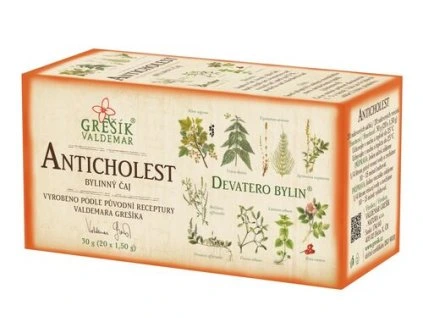 Anticholest bylinný čaj 30g Grešík