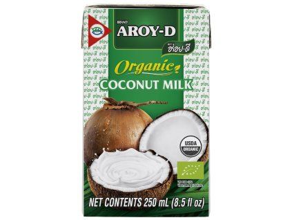 aroy d organic coconut milk 250ml