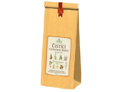 Čistící čaj s červenou řepou 200g Grešík