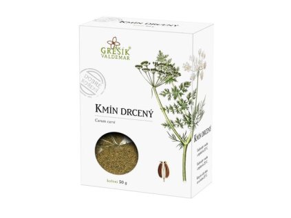 Kmín drcený 50 g Grešík